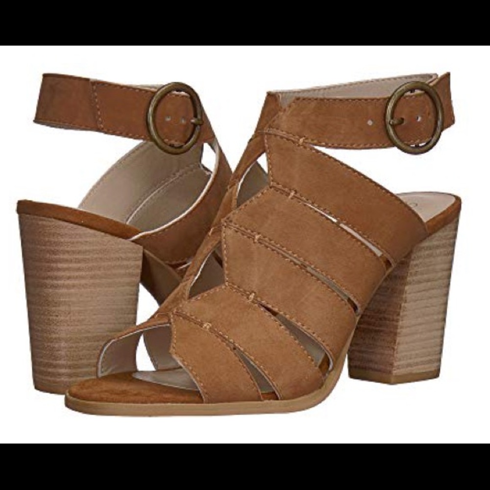 Seychelles Completely Engaged Suede Block Heel Sandal NEW 9 - Picture 3 of 9